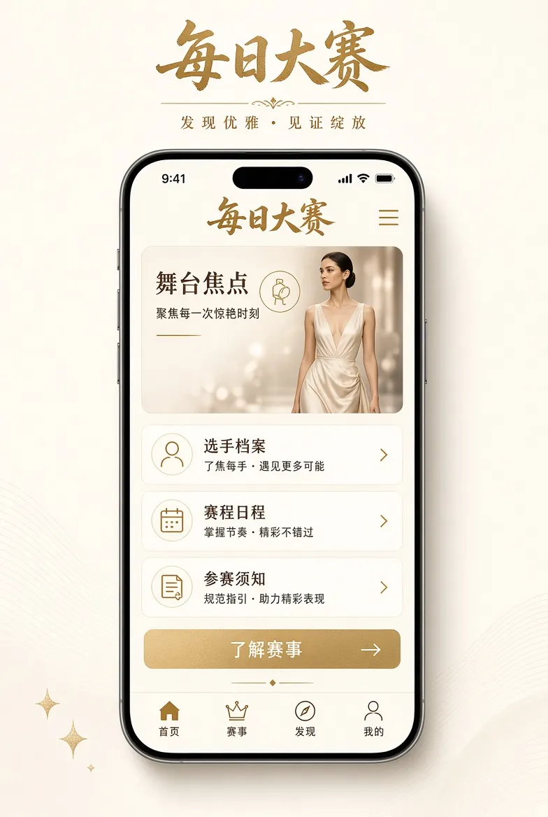 每日大赛APP移动端赛事服务